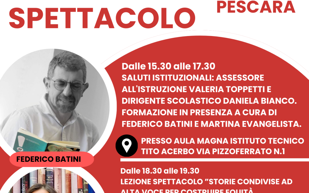 Prima formazione in presenza a Pescara